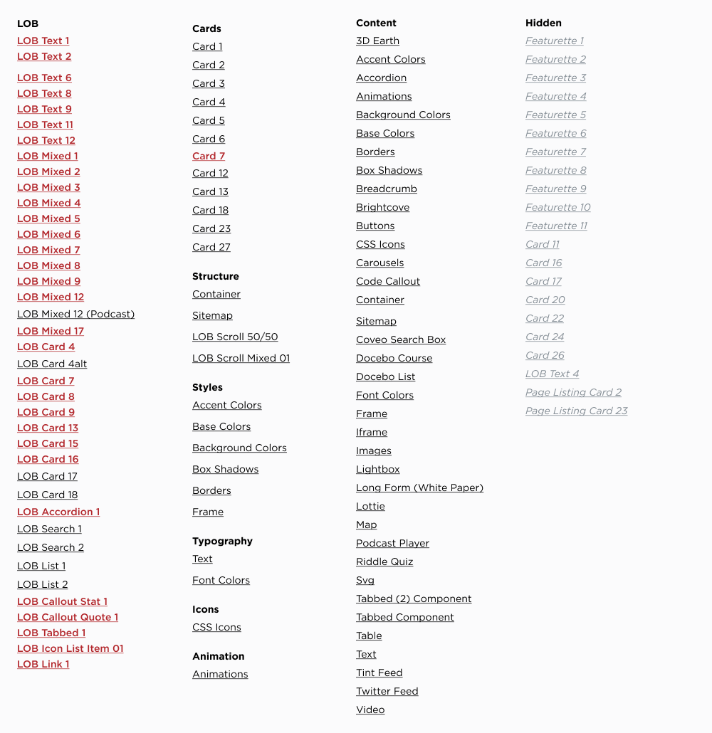 Ping Identity Design System and Web Reimagine 2020